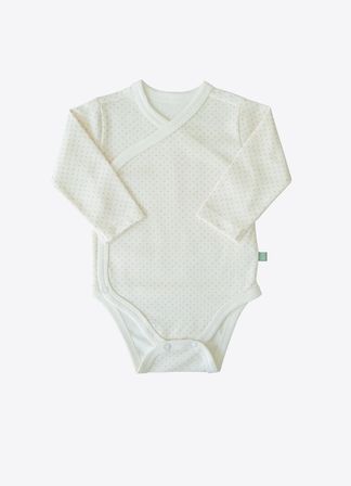 Organik New Dreams 3'lü Uzun Kol Kruvaze Body Pembe
