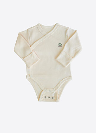 Organik New Basic  Uzayan Kruvaze Uzun Kol Body Natural