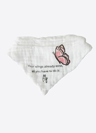 Organik Butterfly 3'lü Set Beyaz