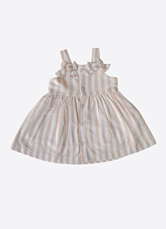 Organik Noami Elbise Bej