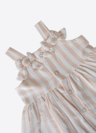 Organik Noami Elbise Bej