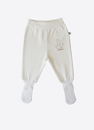 Organik New Basic Çoraptolon Çocuk Boy Ekru