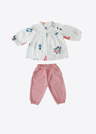 Organik Afonis 2'li Takım Beyaz