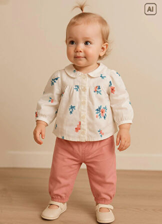 Organik Afonis 2'li Takım Beyaz