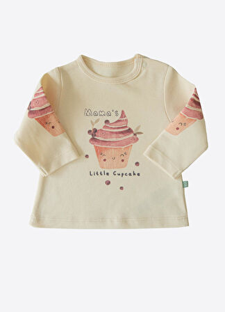 organik Little Cupcake 2'li Takım Natural