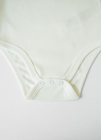 Organik New Basic Atlet Body Çocuk Boy Ekru