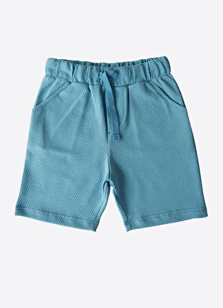 Organik Dorian 2'li Şort Mavi Yeşil