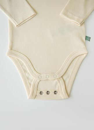 Organik New Basic Uzayan Uzun Kol Body Natural