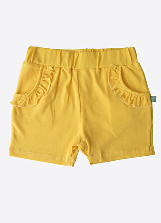 Organik Mellow 2'li Şort Sarı Pembe