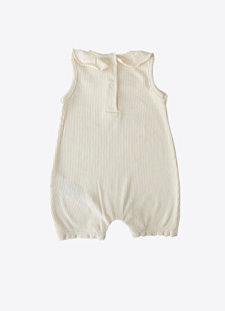 Organik For a While Şort Tulum Natural