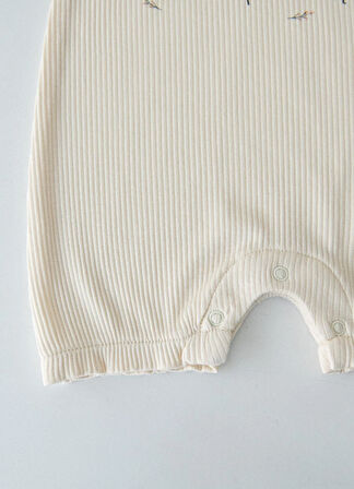 Organik For a While Şort Tulum Natural