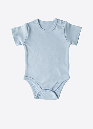 Organik New Dreams 3'lü Kısa Kol Body Mavi