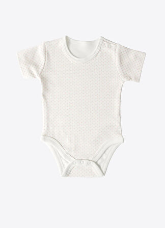 Organik New Dreams 3'lü Kısa Kol Body Pembe