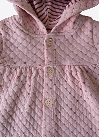 Organik Lowell 3'lü Takım Pembe