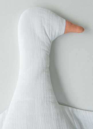 Organik Küçük Ördek Uyku Arkadaşı Beyaz