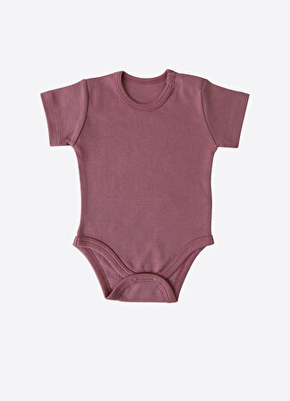 Organik Bunny 3'lü Kısa Kol Body Pembe