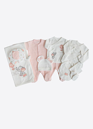 Organik Dream Big 12'li Hastane Çıkış Seti Pembe