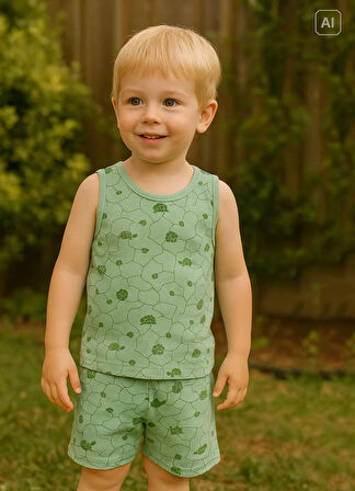 Organik Luca 2'li Takım Yeşil