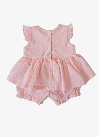 Organik Bangi Şort Elbise Pembe