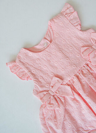 Organik Bangi Şort Elbise Pembe