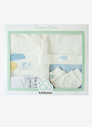 Organik New Dreams 5'li Zıbın Set Mavi