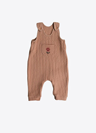 Sandy Salopet 2'li Takım Kahverengi