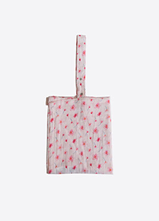 Organik Flowers Emzirme Önlüğü Pembe