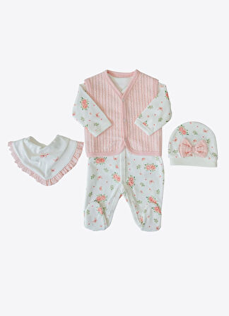 Organik Dream Big 4'lü Tulum Set Pembe
