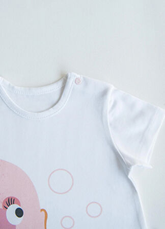 Organik Bloop Bloop 2'li Takım Pembe