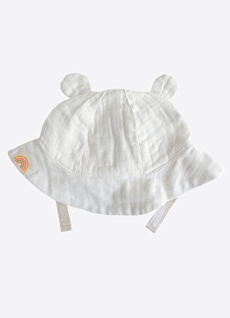 Organik Lamur Şapka Ekru