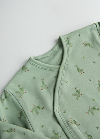 Organik Ducky Uyku Tulumu Yeşil