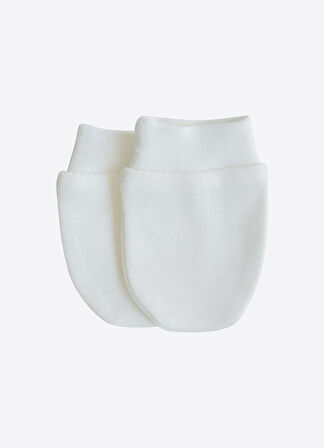 Organik New Basic 2'li Eldiven Ekru