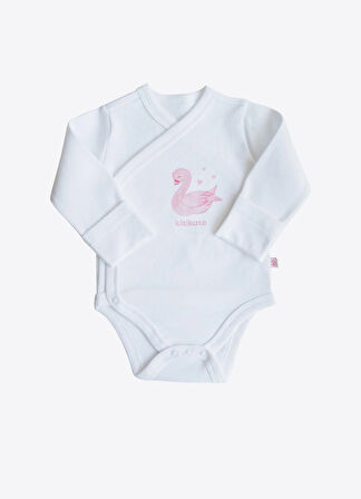 Organik Swan 2'li Body Pembe