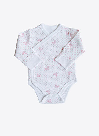 Organik Swan 2'li Body Pembe