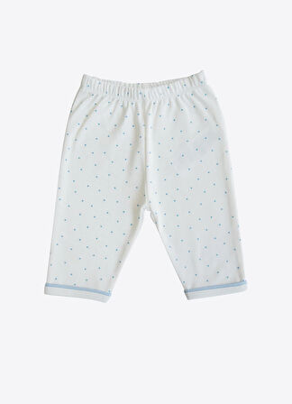Organik Rory 2'li Pijama Takımı Mavi
