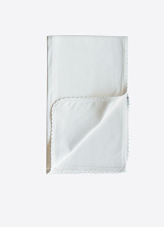 Organik New Basic Çift Kat Battaniye Ekru