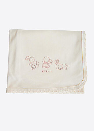 Organik New Basic Çift Kat Battaniye Natural