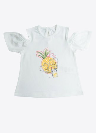 Organik Juice T-Shirt Beyaz
