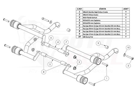 CF Moto CL-X 250 Motor Koruma