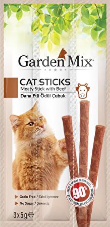 Gardenmix Dana Etli Kedi Stick Ödül 3*5g 