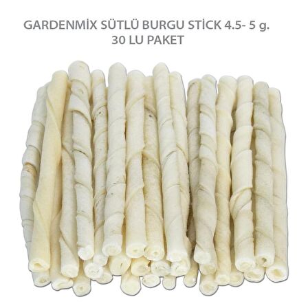 GARDENMİX SÜTLÜ BURGU STİCK 4.5- 5 g. 30 LU PAKET