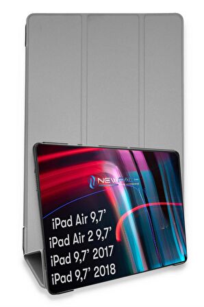 Peeq iPad 9.7 (2018)   Smart Katlanabilen Uyku Modlu Tablet Kılıfı 