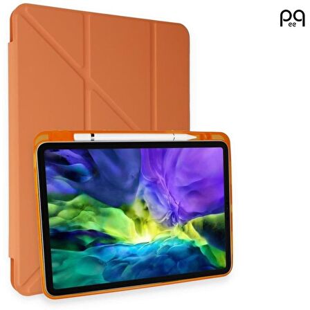 Peeq iPad Pro 11 inç 2021 3. Nesil Stand Olabilen Kalemlik Bölmeli Otomatik Uyku Modlu Akıllı Kılıf