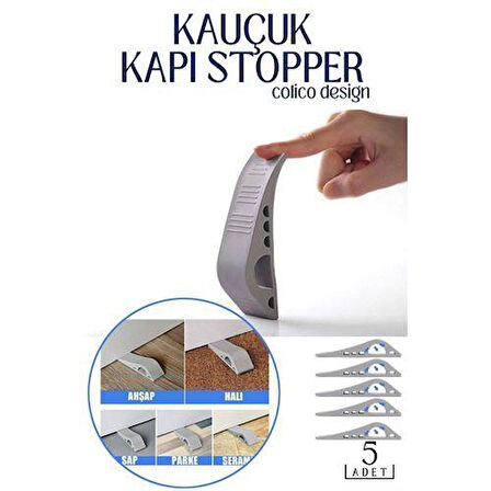 ModaCar Kauçuk Kapı Stopperi Colico Design 5 Adet 