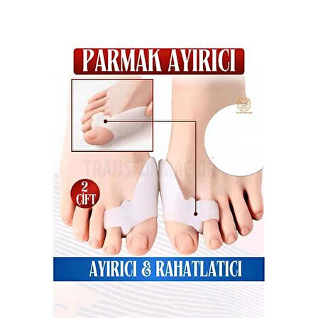 ModaCar Baş Parmak Parmak Ayırıcı ve Rahatlatıcı 2 ÇİFT