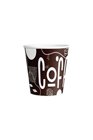 Alsepeteavm  Roll-up Türk Kahvesi Ve Espresso Karton Bardak 4oz 10lu