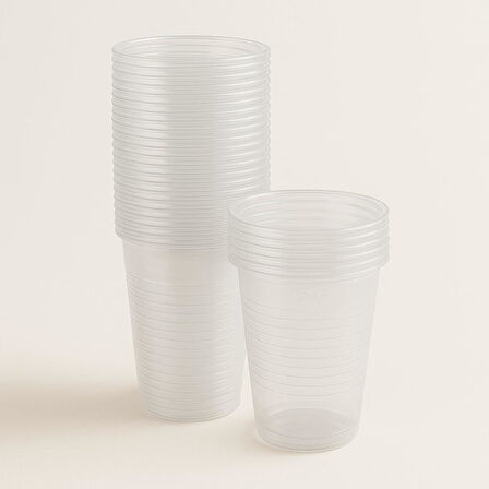 Alsepeteavm  Plastik Bardak İnce Şeffaf 180cc 100lü