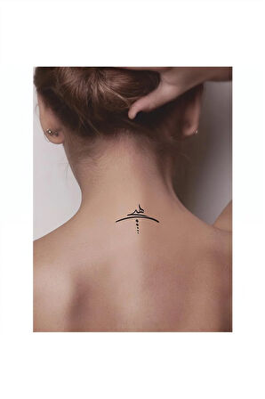 Alsepeteavm Nihilizm Felsefesi Hiçlik Sembolü Tattoo Geçici Dövme Şablonları Kına Kalıpları