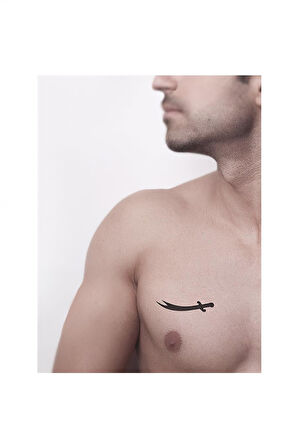 Alsepeteavm Zülfikar-1 Tattoo Geçici Dövme Şablonları Kına Kalıpları