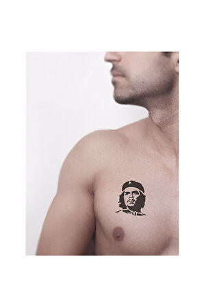 Alsepeteavm Che Guevara Tattoo Geçici Dövme Şablonları Kına Kalıpları